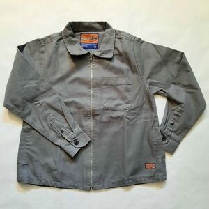 NWOT Peau De Loup Canvas Car Coat, Grey - Size 6
